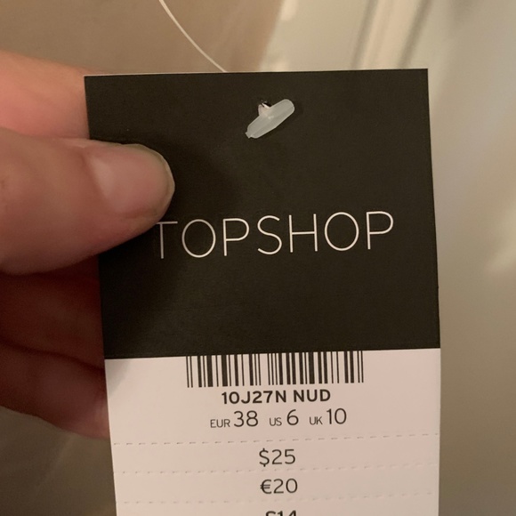 New Topshop Heather Light Pink Jersey Dress - Picture 3 of 6